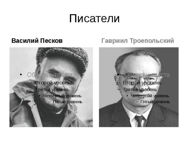 Писатели Василий Песков