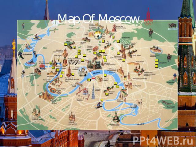 Map Of Moscow