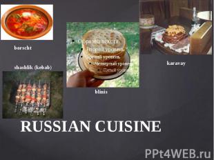 RUSSIAN CUISINE