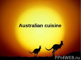 Australian cuisine