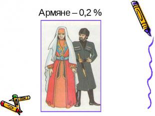 Армяне – 0,2 %