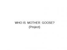 Who is mother goose?