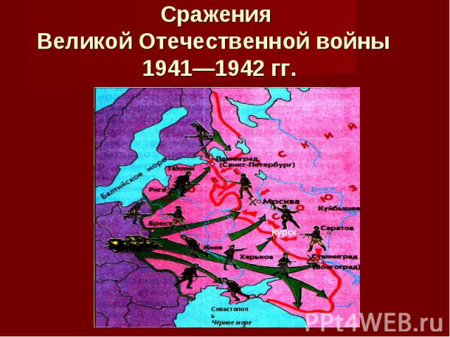 Сражения Великой Отечественной войны 1941—1942 гг.