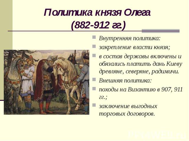 Внешняя политика князей государства русь 882 972 картинки