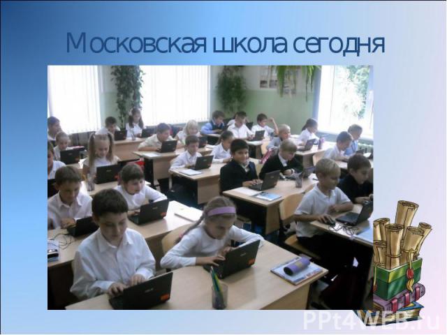 Московская школа сегодня