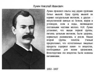 Лунин Николай Иванович