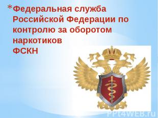 Федеральная служба Российской Федерации по контролю за оборотом наркотиков ФСКН
