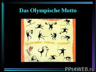 Das Olympische Motto
