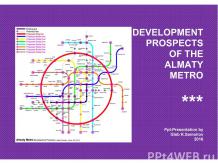 DEVELOPMENT PROSPECTS OF THE ALMATY METRO / Ppt-Presentation by Gleb K.Samoilov.