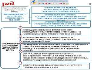 Совет по транспортной политике при Интеграционном комитете ЕВРАЗЭСИННОВАЦИОННЫЙ