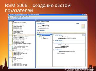 BSM 2005 – создание систем показателей