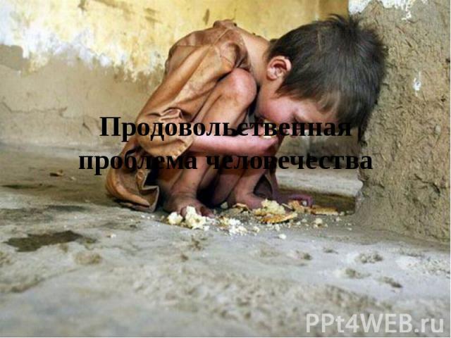 Продовольственная проблема человечества