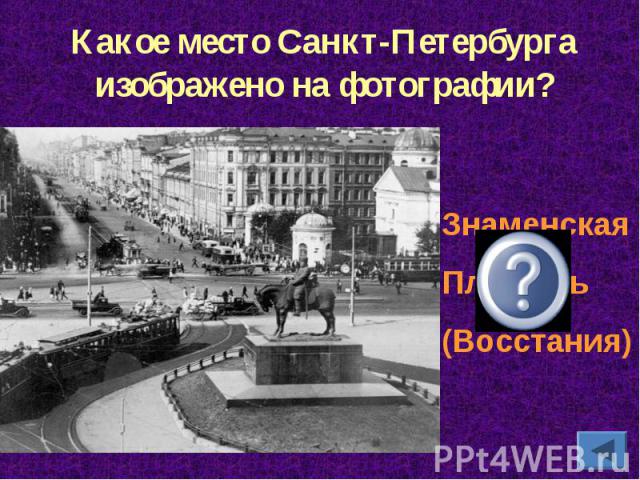 Какое место Санкт-Петербурга изображено на фотографии?