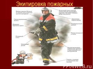 Экипировка пожарных