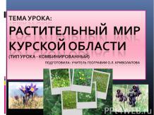 Растительный мир Курской области