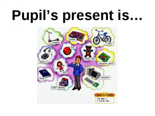 Pupil’s present is…