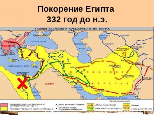 Покорение Египта 332 год до н.э.