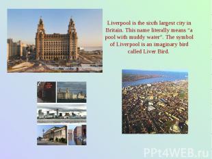 Liverpool is the sixth largest city in Britain. This name literally means “a poo