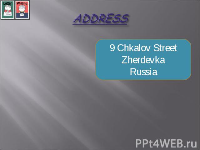 9 Chkalov StreetZherdevkaRussia