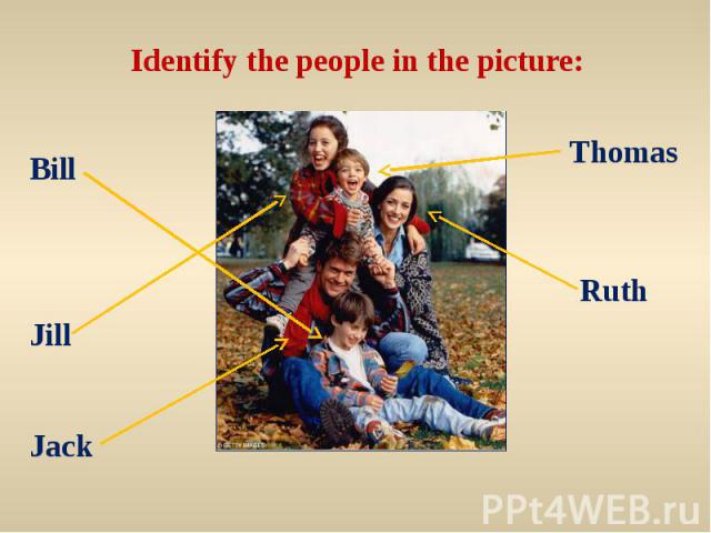 Identify the people in the picture: