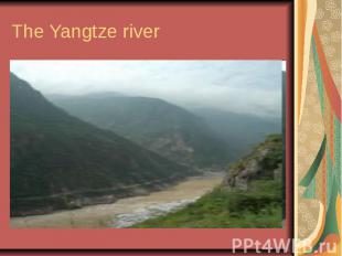 The Yangtze river
