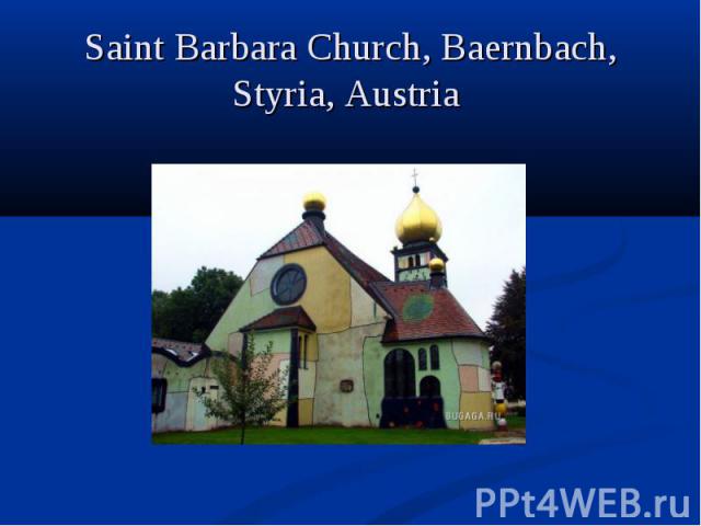 Saint Barbara Church, Baernbach, Styria, Austria