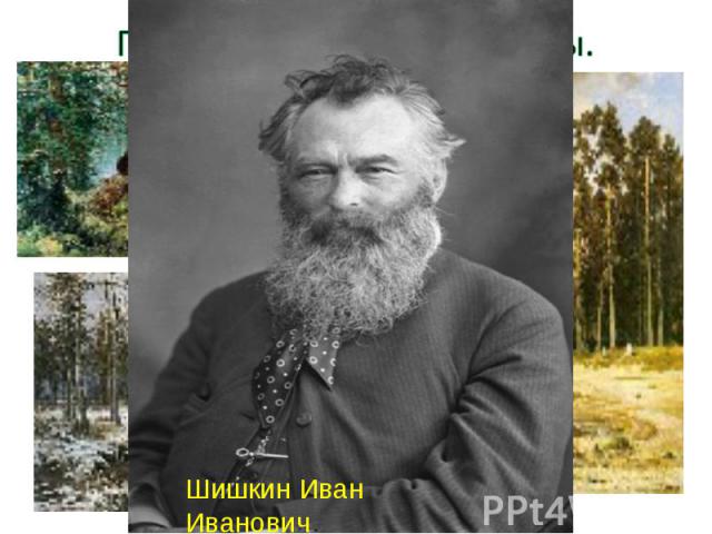 Шишкин Иван Иванович Пейзаж рисуют пейзажисты.