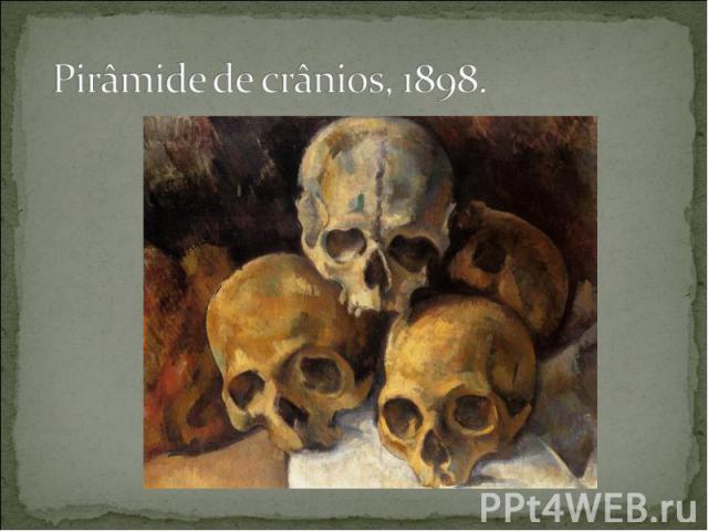 Pirâmide de crânios, 1898.