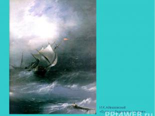 И.К.Айвазовский «Буря на Ледовитом океане»