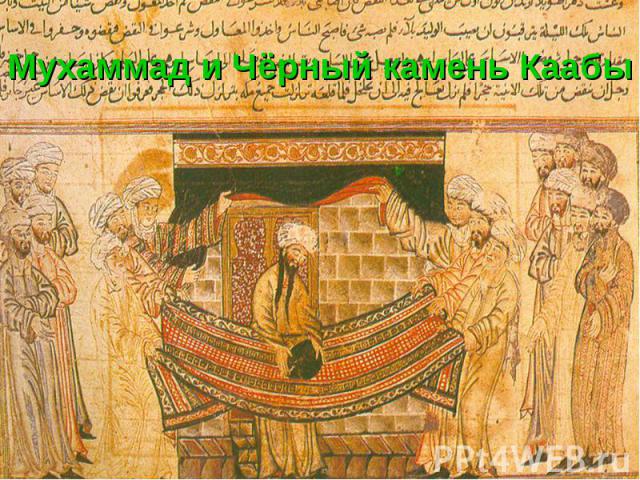 Мухаммад и Чёрный камень Каабы