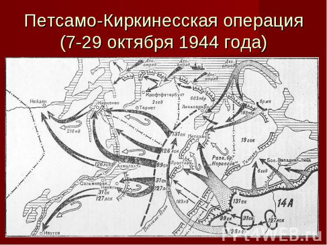 Петсамо-Киркинесская операция (7-29 октября 1944 года)