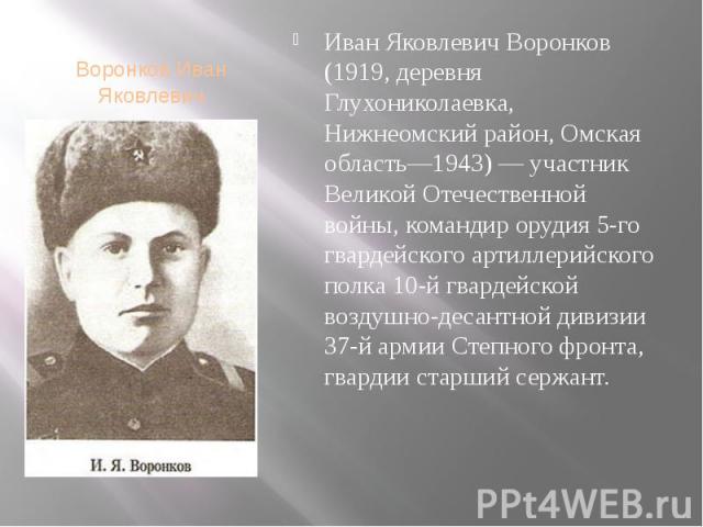 Воронков Иван Яковлевич