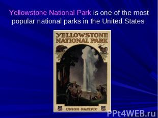 Yellowstone National Park is one of the most popular national parks in the Unite