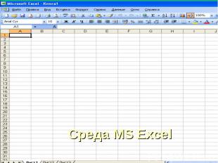 Среда MS Excel