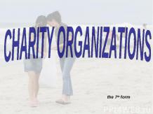 Charity organizations