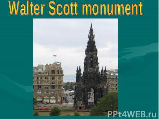 Walter Scott monument