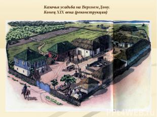 Казачья усадьба на Верхнем Дону. Конец XIX века (реконструкция)