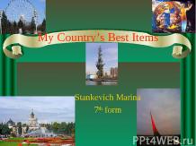 My Country’s Best Items