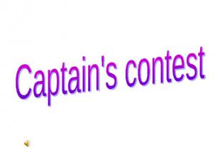 Captain's contest