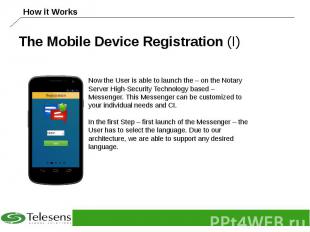 The Mobile Device Registration (I)