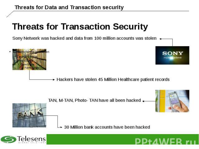 Threats for Transaction Security
