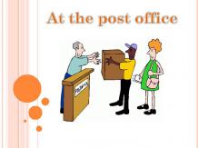 At the post office