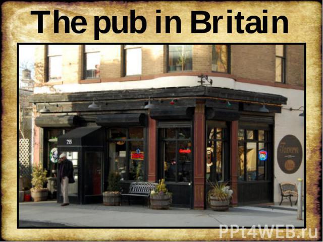 The pub in Britain