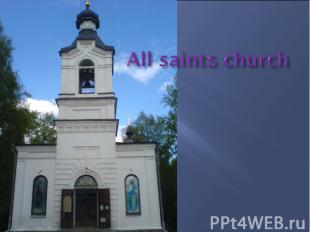 All saints church