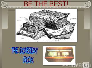 BE THE BEST! THE DOMESDAY BOOK
