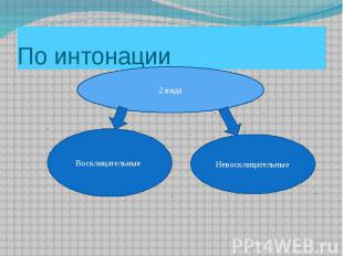 По интонации