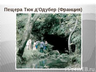 Пещера Тюк д'Одубер (Франция)