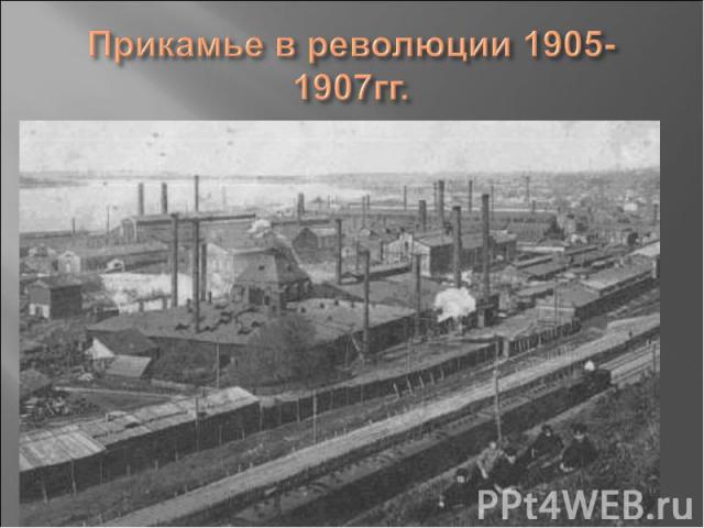 Прикамье в революции 1905-1907гг.