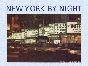 NEW YORK BY NIGHT