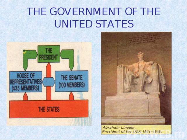 THE GOVERNMENT OF THE UNITED STATES